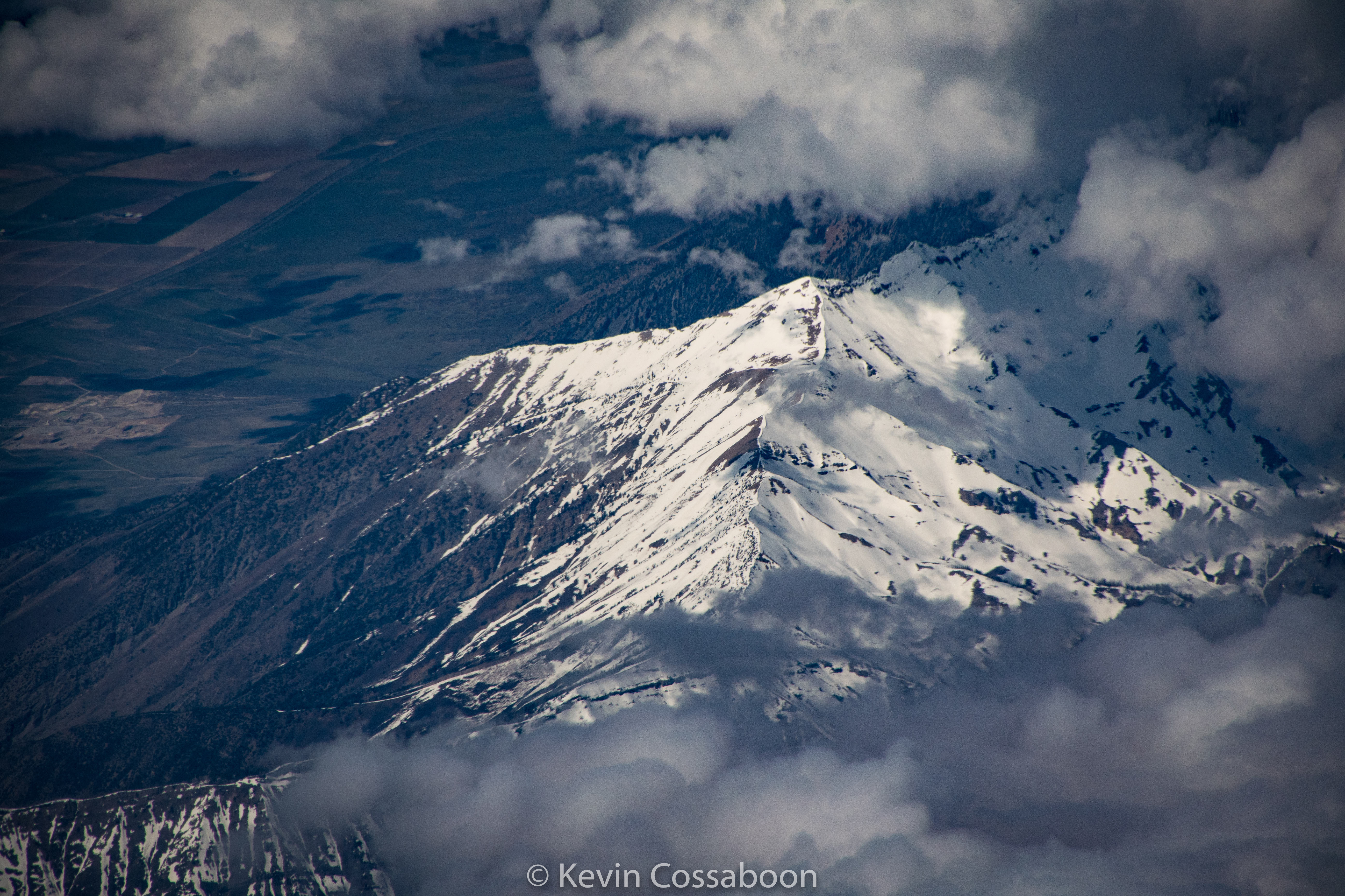 Photo from my flight to SFO with my Nikon 1